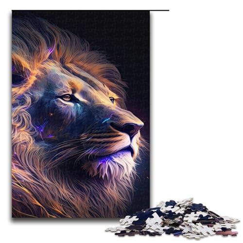 1000 Teile Puzzle Tiere Holzpuzzle Anspruchsvolles Denkspiel für Teenager Familienspaß Interaktives Spiel (75x50cm) von DEEPPAPEU