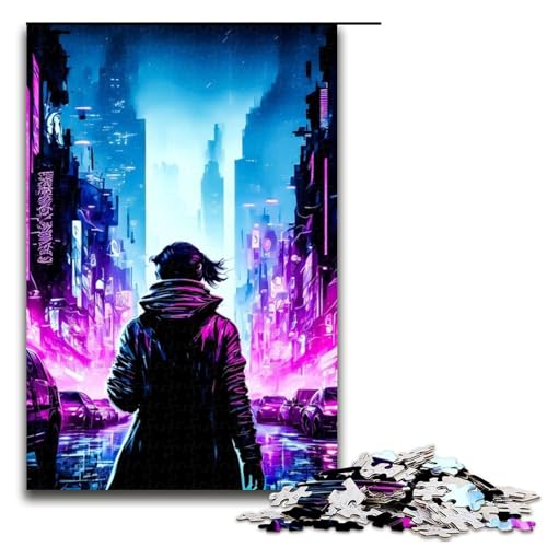 Amazing Night Puzzles für Erwachsene Holzpuzzles anspruchsvolles Denkspiel für Teenager unterhaltsames interaktives Spiel für die ganze Familie 1000 Teile (75 x 50 cm) von DEEPPAPEU