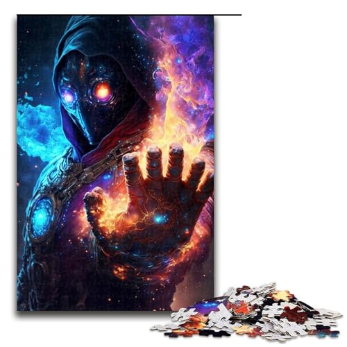 Assassin Mage Puzzles für Erwachsene Holzpuzzles anspruchsvolle Denksportaufgabe für Teenager Familienspaß interaktives Spiel 1000 Teile (75 x 50 cm) von DEEPPAPEU