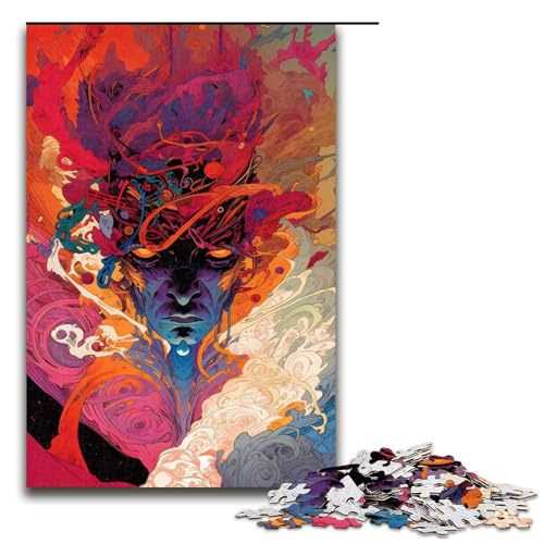 Astral Jinn Puzzleteile Muttertag Geburtstag Weihnachten 1000 Teile (75 x 50 cm) von DEEPPAPEU