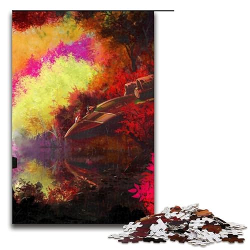Astronauten-Puzzleteile für Erwachsene Puzzles Geburtstage und Feiertage 1000 Teile (75 x 50 cm) von DEEPPAPEU