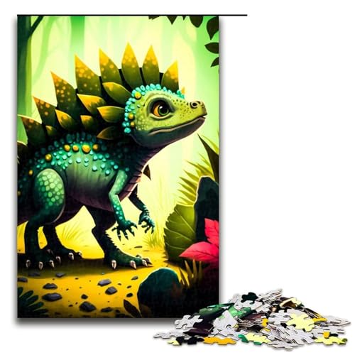 Baby-Drache-Puzzleteile Muttertag Geburtstag Weihnachten 1000 Teile (75 x 50 cm) von DEEPPAPEU