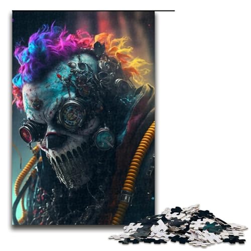 Brutal Warrior Puzzleteile für Erwachsene Unmögliche Puzzles für Erwachsene Hochschwieriges Denkspiel für Teenager 1000 Teile (75 x 50 cm) von DEEPPAPEU