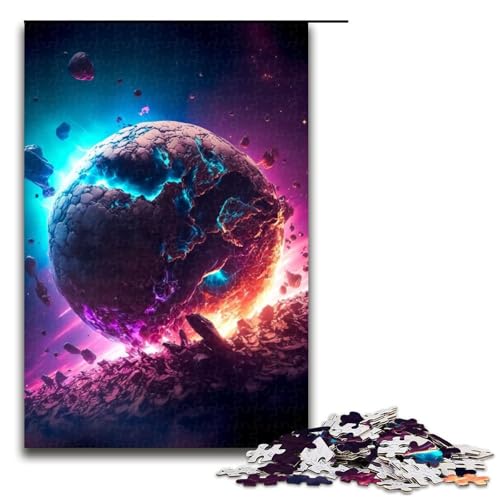 Cosmic Bang Puzzleteile für Erwachsene Puzzles Geburtstagsgeschenkidee anspruchsvolles Denkspiel 1000 Teile (75 x 50 cm) von DEEPPAPEU