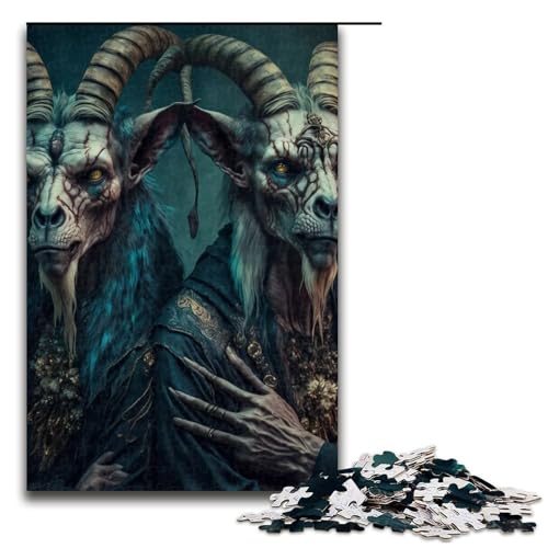 Dark Lord Puzzles für Erwachsene Puzzleteile für Erwachsene für Teenager Familienspieleabend hirnfordernde Geschenkidee 1000 Teile (75 x 50 cm) von DEEPPAPEU