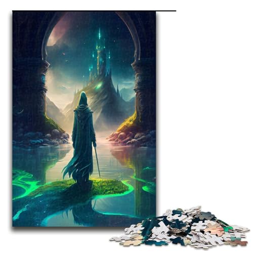EIN Smaragdtraum-Puzzleteil für Erwachsene. Entspannende Unterhaltung Heimdekoration. 1000 Teile (75 x 50 cm) von DEEPPAPEU