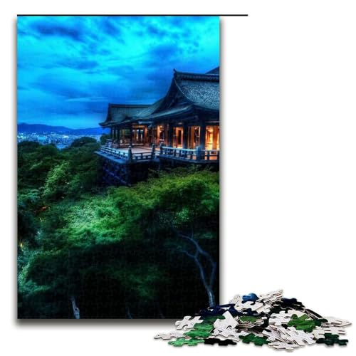 Kyoto_Japan_Landscape_Asien Puzzleteile für Erwachsene Puzzles Geburtstage und Feiertage 1000 Teile (75 x 50 cm) von DEEPPAPEU