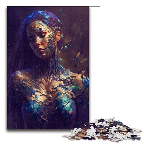 PC-Puzzle für Erwachsene „Bright Goddess Holzpuzzle für Erwachsene anspruchsvolles Denkspiel für Teenager Spaß für den Familienspielabend 1000 Teile (75 x 50 cm) von DEEPPAPEU