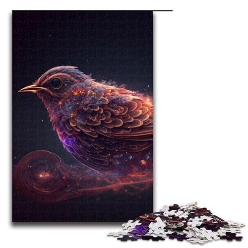 Puzzle-Geschenke mit Tier-Spatz anspruchsvolles Denkspiel für Teenager Spaß am Familienspielabend 1000 Teile (75 x 50 cm) von DEEPPAPEU