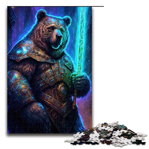 Puzzle für Erwachsene 1000 Teile Astral Bear Warriors Holzpuzzle Denkspiel für Teenager 75 x 50 cm Puzzle für Erwachsene 1000 Teile Astral Bear Warriors Holzpuzzle Denkspiel für Teenager 75 x 50 cm von DEEPPAPEU