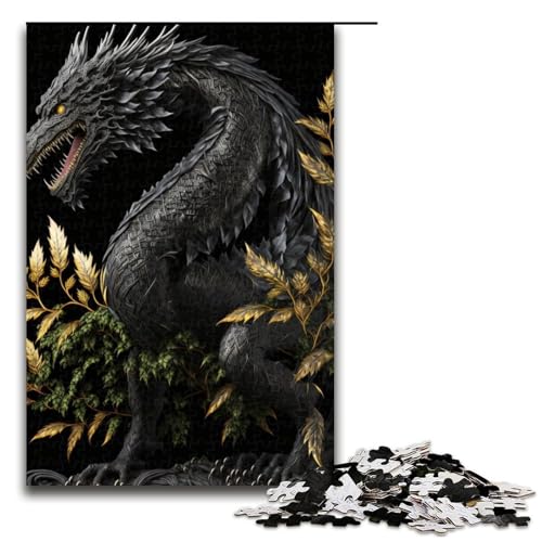 Puzzle für Erwachsene 1000 Teile Brave Dragon Holzpuzzle Denkspiel für Teenager 75 x 50 cm Puzzle für Erwachsene 1000 Teile Brave Dragon Holzpuzzle Denkspiel für Teenager 75 x 50 cm von DEEPPAPEU