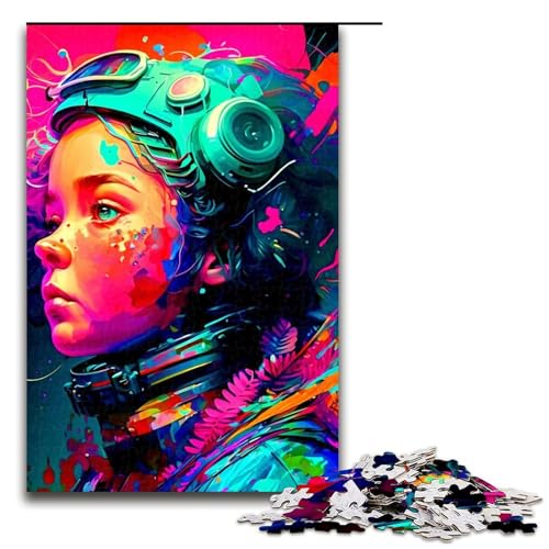 Puzzle für Erwachsene 1000 Teile Bunte Astronauten-Puzzles für Erwachsene anspruchsvolle Denksportaufgabe Familienaktivität Heimdekoration 75 x 50 cm Puzzle für Erwachsene 1000 Teile Bunte Astronauten-Puzzles für Erwachsene anspruchsvolle Denksportaufgabe Familienaktivität Heimdekoration 75 x 50 cm von DEEPPAPEU