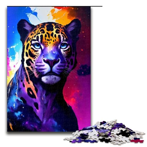 Puzzle für Erwachsene 1000 Teile Cosmic Jaguar Holzpuzzle Denkspiel für Teenager 75 x 50 cm Puzzle für Erwachsene 1000 Teile Cosmic Jaguar Holzpuzzle Denkspiel für Teenager 75 x 50 cm von DEEPPAPEU