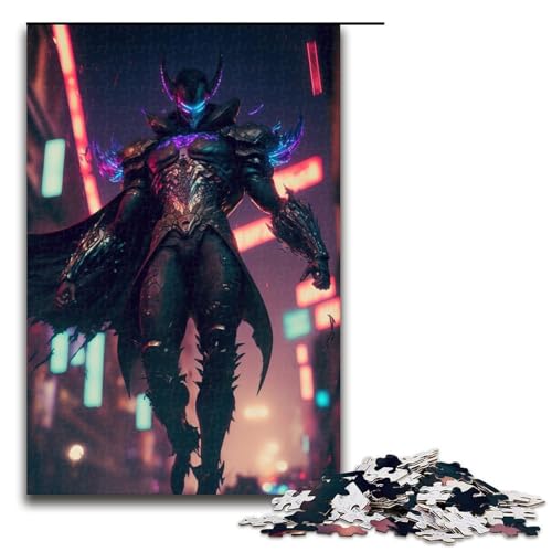 Puzzle für Erwachsene Cyborg-Holzpuzzle perfekt für Halloween Weihnachten Geburtstagsgeschenk 1000 Teile (75 x 50 cm) von DEEPPAPEU