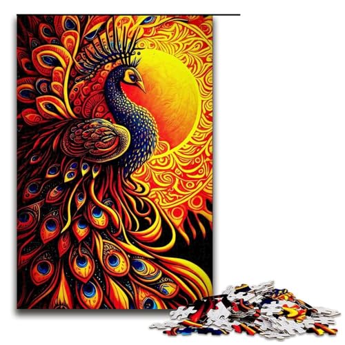 Puzzle für Erwachsene Tier-Puzzle Denkspiel aus Holz für Teenager 1000 Teile (75 x 50 cm) von DEEPPAPEU