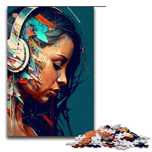 Puzzleteile „Bright Goddess Muttertag Geburtstag Weihnachten 1000 Teile (75 x 50 cm) von DEEPPAPEU