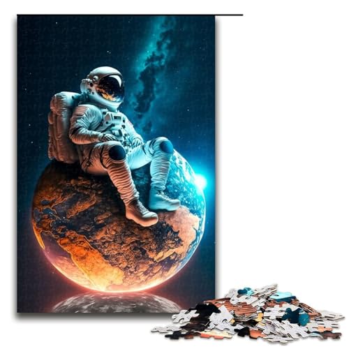 Puzzleteile „Über der Welt“ Holzpuzzle für Erwachsene anspruchsvolles Denkspiel für Teenager Spaß für den Familienspielabend 1000 Teile (75 x 50 cm) von DEEPPAPEU