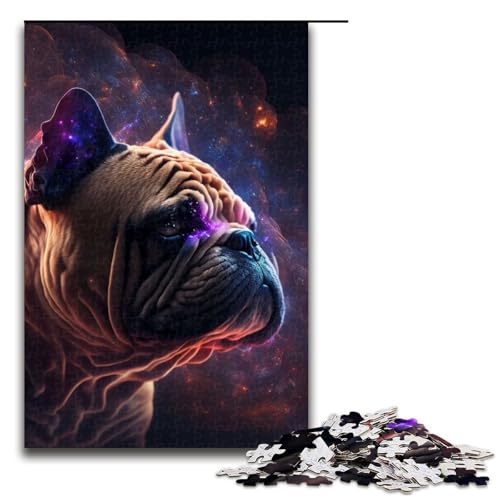 Puzzleteile Boxer-Puzzle entspannende Unterhaltung Heimdekoration 1000 Teile (75 x 50 cm) von DEEPPAPEU