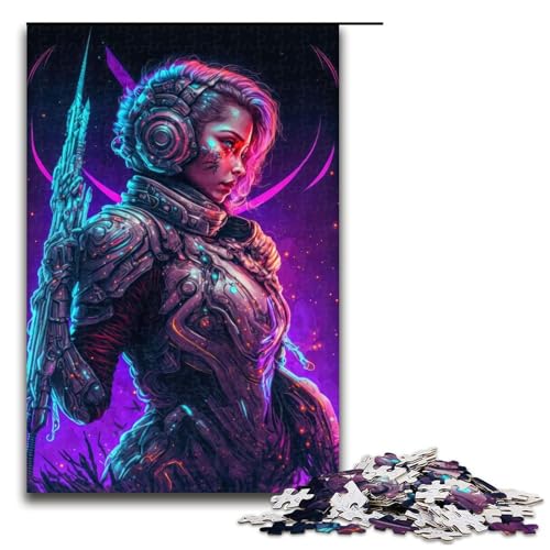 Puzzleteile Jigsaw Blade Queen anspruchsvolle Puzzles Denksportaufgabe interaktives Familienspiel geeignet für Kinder ab 10 Jahren (75 x 50 cm) von DEEPPAPEU