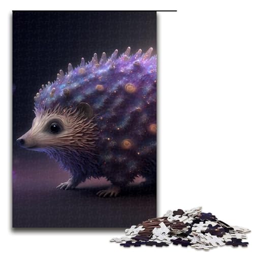 Puzzleteile Tier-Igel anspruchsvolle Puzzles Denkspiel interaktives Familienspiel geeignet für Kinder ab 10 Jahren 1000 Teile (75 x 50 cm) von DEEPPAPEU