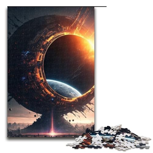 Puzzleteile für Erwachsene „Another Dimension – Unmögliche Puzzles für Erwachsene“ Geburtstagsgeschenkidee anspruchsvolles Denkspiel 1000 Teile (75 x 50 cm) von DEEPPAPEU
