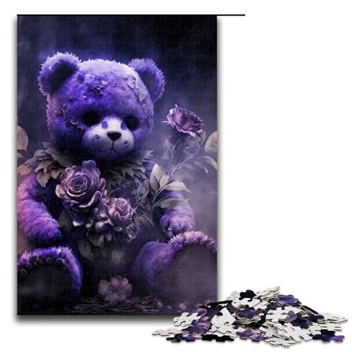 Puzzleteile für Erwachsene „Come to The Dark Side Holzpuzzle perfekt als Halloween- Weihnachts- und Geburtstagsgeschenk 1000 Teile (75 x 50 cm) von DEEPPAPEU