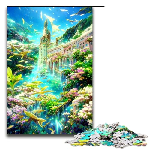 Puzzleteile für Erwachsene „EIN Heiliger Ort“ DIY-Kunstdekor 1000 Teile (75 x 50 cm) von DEEPPAPEU