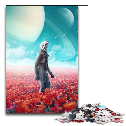 Puzzleteile für Erwachsene Blauer Himmel schwierige Puzzles für Erwachsene Lernspielzeug für Teenager Heimbüro-Dekor 1000 Teile (75 x 50 cm) von DEEPPAPEU