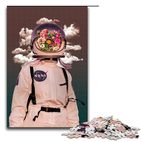 Puzzleteile für Erwachsene Bloom schwierige Puzzles für Erwachsene Lernspielzeug für Teenager Heimbüro-Dekor 1000 Teile (75 x 50 cm) von DEEPPAPEU