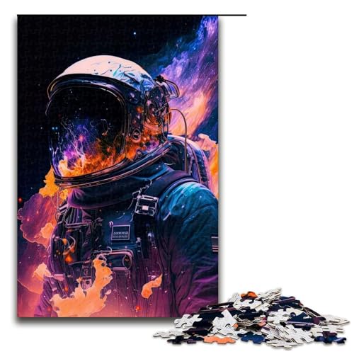 Puzzleteile für Erwachsene Cosmic Explorer Chronicles Puzzles für Erwachsene Denksportaufgabe Spiel für Erwachsene interaktive Familienaktivität 1000 Teile (75 x 50 cm) von DEEPPAPEU