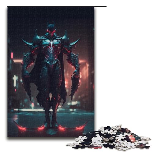 Puzzleteile für Erwachsene Cyborg schwierige Puzzles für Erwachsene Lernspielzeug für Teenager Heimbüro-Dekor 1000 Teile (75 x 50 cm) von DEEPPAPEU