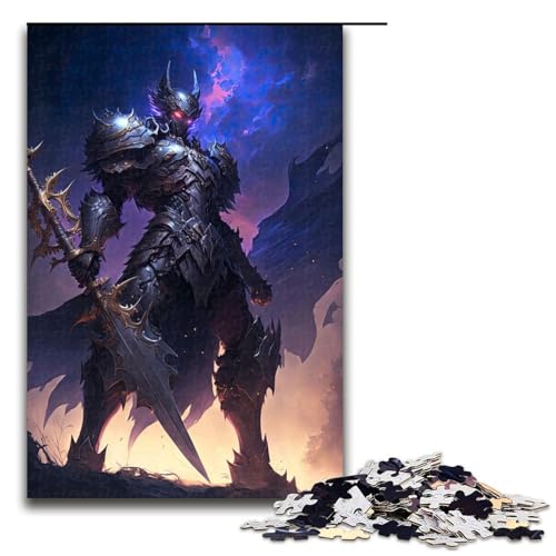 Puzzleteile für Erwachsene Himmlischer Krieger schwierige Puzzles für Erwachsene Lernspielzeug für Teenager Heimbüro-Dekor 1000 Teile (75 x 50 cm) von DEEPPAPEU
