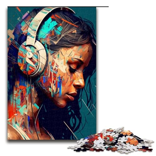 Puzzleteile für Erwachsene Holzpuzzle „Bright Goddess Eltern Liebhaber Freunde – Alter + 1000 Teile (75 x 50 cm) von DEEPPAPEU