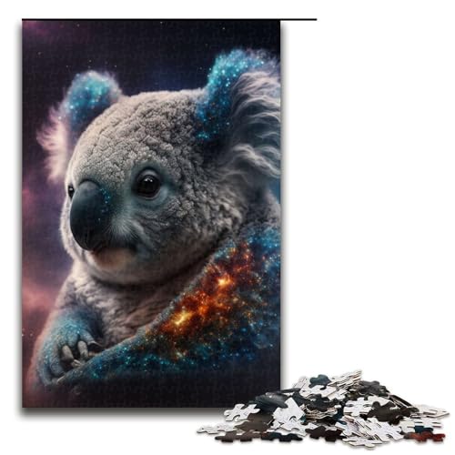Puzzleteile für Erwachsene Tier-Koala-Puzzles für Erwachsene Denksportaufgabe Spiel für Erwachsene interaktive Familienaktivität 1000 Teile (75 x 50 cm) von DEEPPAPEU