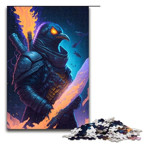 Puzzleteile für Erwachsene arktischer Anarchist-Pinguin schwierige Puzzles für Erwachsene Lernspielzeug für Teenager Heimbüro-Dekor 1000 Teile (75 x 50 cm) von DEEPPAPEU