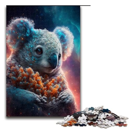 Puzzleteile mit Tierkoalas Muttertag Geburtstag Weihnachten 1000 Teile (75 x 50 cm) von DEEPPAPEU