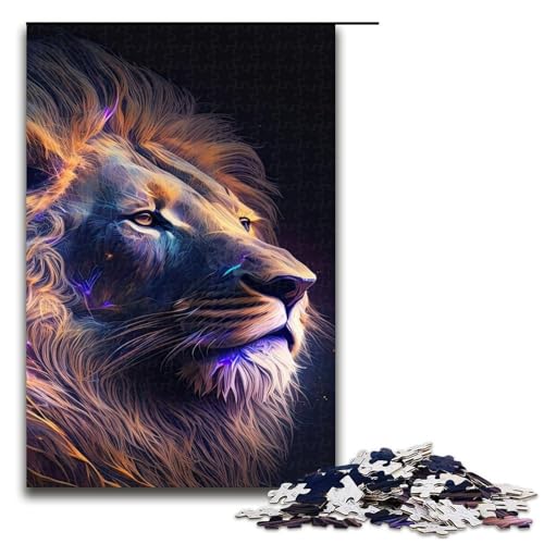 Puzzleteile mit Tiermotiven für Erwachsene Geburtstage und Feiertage 1000 Teile (75 x 50 cm) von DEEPPAPEU