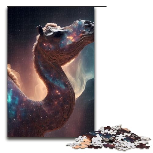 Tier-Kamel-Puzzles für Erwachsene Holzpuzzles anspruchsvolles Denkspiel für Teenager unterhaltsames interaktives Spiel für die ganze Familie 1000 Teile (75 x 50 cm) von DEEPPAPEU
