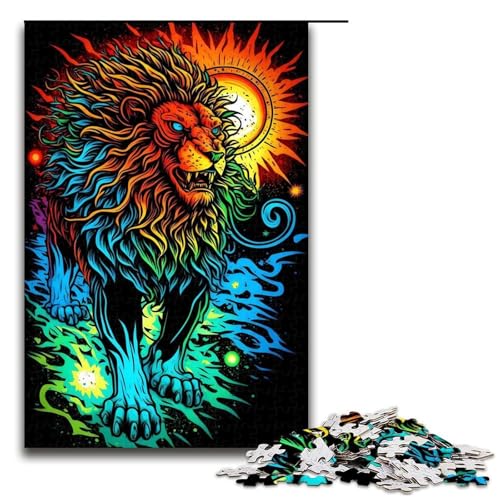 Tier-Puzzleteile für Erwachsene Puzzles Geburtstagsgeschenkidee anspruchsvolles Denkspiel 1000 Teile (75 x 50 cm) von DEEPPAPEU