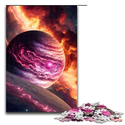 Wunderschöne Weltraumlandschaft-Puzzleteile für Erwachsene Puzzles als Geburtstagsgeschenkidee Anspruchsvolles Denkspiel 1000 Teile (75 x 50 cm) von DEEPPAPEU