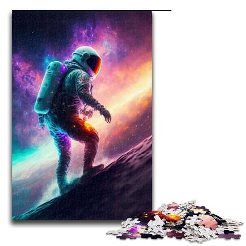 -teiliges Puzzle „Walking Among Stars“ Holzpuzzle anspruchsvolles Denkspiel für Teenager unterhaltsames Familienspiel interaktives Spiel 1000 Teile (75 x 50 cm) von DEEPPAPEU