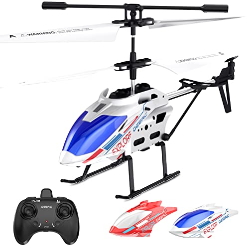 DEERC DE28 Hubschrauber Ferngesteuert,für Einsteiger,Indoor RC Helikopter Spielzeug mit LED-Beleuchtung,2,4GH 3,5Ch RC Heli mit Gyro Schwebefunktion,Geschenk für Kinder ab 12 Jahren von DEERC