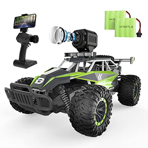 DEERC Ferngesteuertes Auto 1:16 RC Truck mit 1080P Kamera Foto WiFi Übertragung 2.4Ghz 2 Akku 60 Minuten Spielzeit Offroad Truggy für Erwachsene und Kinder DEERC Ferngesteuertes Auto 1:16 RC Truck mit 1080P Kamera Foto WiFi Übertragung 2.4Ghz 2 Akku 60 Minuten Spielzeit Offroad Truggy für Erwachsene und Kinder von DEERC