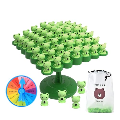DEETREK Balance Brettspiel, Frosch Balance Spielzeug Balance Tree Spielzeugspiel Balance Baum Spiel Puzzle Balance Tree Game Frosch Brettspiel für Kinder und Teenager von DEETREK