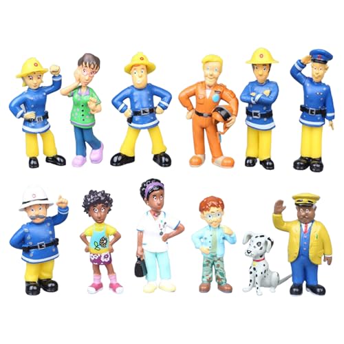 Feuerwehrmann-Figuren-Set, Feuerwehrmann, Kinder, Kuchendekoration, Feuerwehrmann, Kuchendekoration, Figuren-Set, Feuerwehrmann, Actionfiguren, Mini-Figuren-Set, Geburtstagsparty-Zubehör für Kinder Feuerwehrmann-Figuren-Set, Feuerwehrmann, Kinder, Kuchendekoration, Feuerwehrmann, Kuchendekoration, Figuren-Set, Feuerwehrmann, Actionfiguren, Mini-Figuren-Set, Geburtstagsparty-Zubehör für Kinder von DEETREK