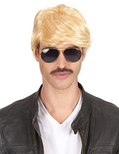 Vegaoo Blonde Kurzhaar-Perücke für Männer Vegaoo Blonde Kurzhaar-Perücke für Männer von DEGUISE TOI