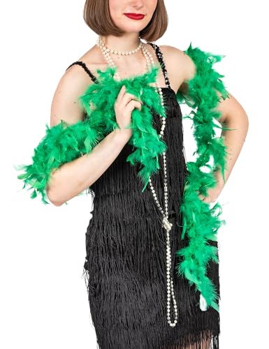 DEGUISE TOI 20er-Jahre Federboa Karneval-Accessoire grün - Grün DEGUISE TOI 20er-Jahre Federboa Karneval-Accessoire grün - Grün von DEGUISE TOI