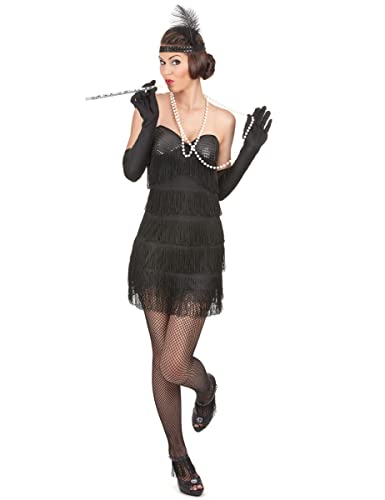 DEGUISE TOI Aufreizendes schwarzes Charleston-Kostüm für Damen - Schwarz DEGUISE TOI Aufreizendes schwarzes Charleston-Kostüm für Damen - Schwarz von DEGUISE TOI