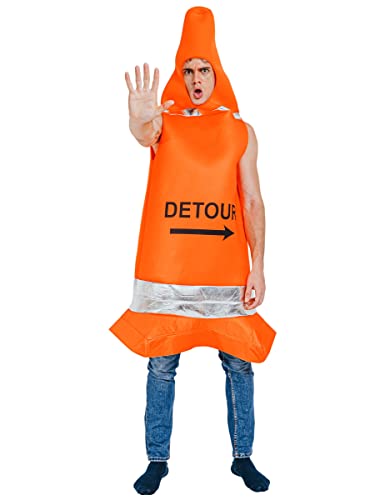 DEGUISE TOI Baustellenkegel Erwachsenenkostüm Orange - Orange DEGUISE TOI Baustellenkegel Erwachsenenkostüm Orange - Orange von DEGUISE TOI