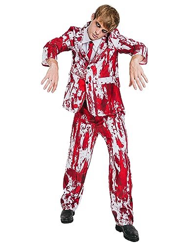 DEGUISE TOI Blutiger Bräutigam Kostüm für Erwachsene Hochzeit - Weiß DEGUISE TOI Blutiger Bräutigam Kostüm für Erwachsene Hochzeit - Weiß von DEGUISE TOI